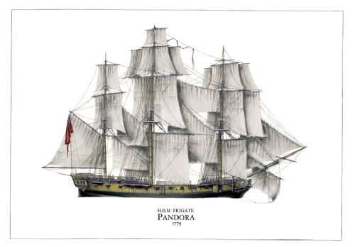 HMS Pandora 1779 by Tony Fernandes